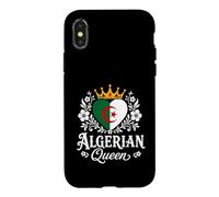 Carcasa para iPhone X/XS Algerian Queen Algeria Flag Proud Algerian Woman
