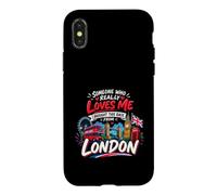 Carcasa para iPhone X/XS Alguien Que Realmente me ama trajo Esto de Vuelta de Londres