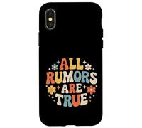 Carcasa para iPhone X/XS All Rumors Are True Drama Chismes Humor -