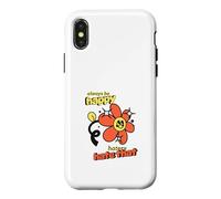 Carcasa para iPhone X/XS Always Be Happy Haters Hate That (Declaración Positiva Divertida)