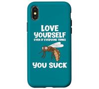 Carcasa para iPhone X/XS Ámate a ti Mismo Incluso si chupas a un Amante sarcástico de los Mosquitos