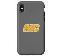 Carcasa para iPhone X/XS American International College AIC Yellow Jackets