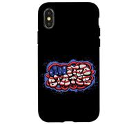 Carcasa para iPhone X/XS American Urban Streetwear Y2K Street Art Graffiti USA