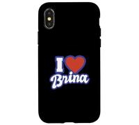 Carcasa para iPhone X/XS Amo a Brina