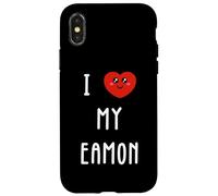 Carcasa para iPhone X/XS Amo A Eamon Nombre Gracioso