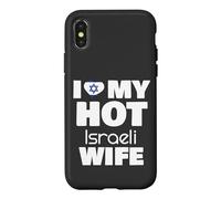 Carcasa para iPhone X/XS Amo a mi Esposa israelí Caliente Casada con una Chica israelí Caliente