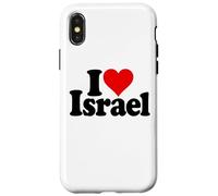 Carcasa para iPhone X/XS Amo CORAZÓN Israel Cultura JUDÍA ISRAELÍ