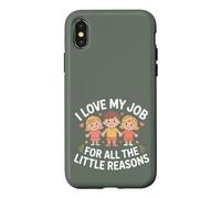 Carcasa para iPhone X/XS Amo mi Trabajo por Todas Las pequeñas Razones
