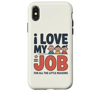 Carcasa para iPhone X/XS Amo mi Trabajo por Todas Las pequeñas Razones