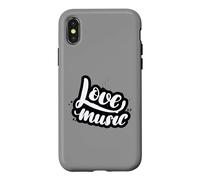 Carcasa para iPhone X/XS Amor Música Guión Elegante