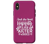 Carcasa para iPhone X/XS and She Lived Happily Ever After Divorced In My Divorced Era