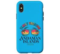 Carcasa para iPhone X/XS Andaman Islands India - Gafas de Sol para Vacaciones Familiares