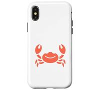 Carcasa para iPhone X/XS Animals Funny Crabs Quote Pretend I'm a Crab