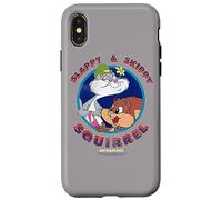 Carcasa para iPhone X/XS Animaniacs Slappy and Skippy Squirrel