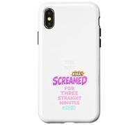 Carcasa para iPhone X/XS Anime Fangirl Gritando Anime Reacción Humor Emocionado Weeb