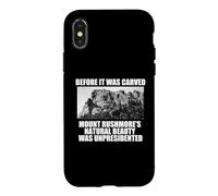 Carcasa para iPhone X/XS Antes DE Que Fuera Tallado LA Belleza DE MT Rushmore UNPRESIDENTED Meme