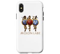 Carcasa para iPhone X/XS Antigua Grecia - Molon Labe - Batalla de Las Termópilas - Esparta