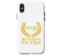 Carcasa para iPhone X/XS Antigua Roma - Aeterna Victrix - Lema Legionario Romano
