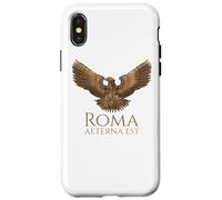 Carcasa para iPhone X/XS Antigua Roma - Águila Steampunk Legionaria - Roma Aeterna EST