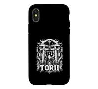 Carcasa para iPhone X/XS Antiguo Torii Puerta DE LOS ESPÍRITUS Mito del Santuario Japonés