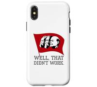 Carcasa para iPhone X/XS Antisocialismo y Comunismo - Bueno, eso no funcionó