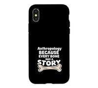 Carcasa para iPhone X/XS Antropólogos forenses Restos Humanos Análisis Escena del Crimen