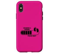 Carcasa para iPhone X/XS Anuncio de Embarazo Cita Divertida Hacer Crecer a un ser