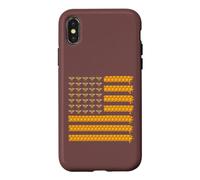 Carcasa para iPhone X/XS Apicultura Bandera Americana Panal Miel Abejas Apicultor