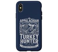 Carcasa para iPhone X/XS Appalachian Turkey Hunter Cool Vintage Hunting Wild Turkey