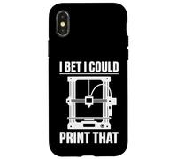 Carcasa para iPhone X/XS Apuesto a Que podría Imprimir Ese Divertido diseño de impresión 3D