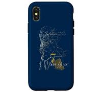 Carcasa para iPhone X/XS Aquaman Movie 7 Kingdoms Trench Sketch