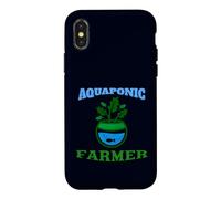 Carcasa para iPhone X/XS Aquaponic Farmer Cultivador hidropónico de Agricultura sostenible