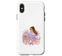 Carcasa para iPhone X/XS Aquí para los votos Romántico Floral Diseño Nupcial