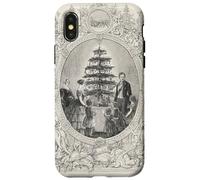 Carcasa para iPhone X/XS Árbol de Navidad en el Castillo de Windsor