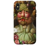 Carcasa para iPhone X/XS Archimboldo Vertumnus Fruta Cara Renacimiento Arte Fino Divertido