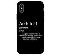 Carcasa para iPhone X/XS Architect Definition For Student Pro Architectural Engineers