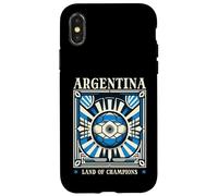 Carcasa para iPhone X/XS Argentina, Tierra de Campeones - Orgullo Futbolístico
