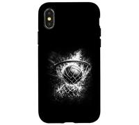Carcasa para iPhone X/XS Aro de Baloncesto flameante Fiery and Slam Dunk