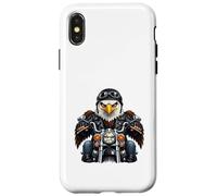 Carcasa para iPhone X/XS Arte de American Biker Eagle Freedom Rider