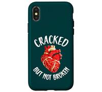 Carcasa para iPhone X/XS Arte Kintsugi de cerámica Japonesa Agrietada Pero no Rota