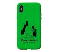 Carcasa para iPhone X/XS Arte Urbano de Urban Sketcher