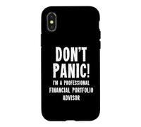Carcasa para iPhone X/XS Asesor de Portafolio Financiero