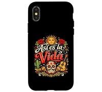 Carcasa para iPhone X/XS ASI ES LA Vida - UN Dicho español Que Significa Esa ES Vida