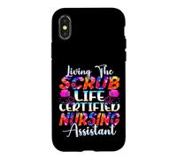 Carcasa para iPhone X/XS Asistente de enfermería Certificado Living The Scrubs Life | CNA