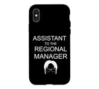 Carcasa para iPhone X/XS Assistant Regional Manager tee- Funny Assistants tee