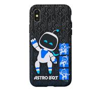 Carcasa para iPhone X/XS Astro BOT Waving Grid Poses Gradient Fun Video Game