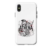 Carcasa para iPhone X/XS Atenea Diosa Guerrera Griega Antigua Búho Esparta