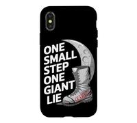 Carcasa para iPhone X/XS Aterrizaje Lunar engaño conspiración Falsa Encubrimiento Lunar engaño