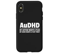 Carcasa para iPhone X/XS AuDHD Autismo TDAH Mentes neurodivergentes