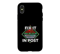 Carcasa para iPhone X/XS Audio Engineer Fix It In Post Sound Mixer
